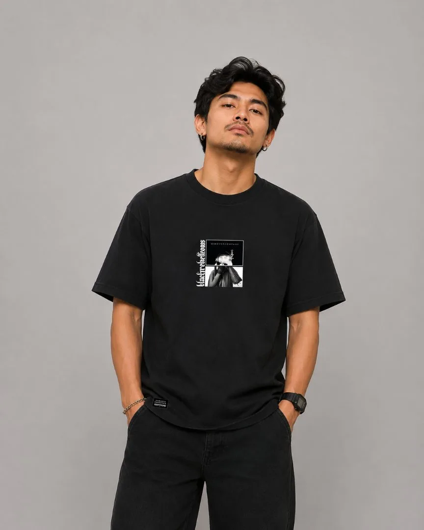 Kaos Distro Himover Darkmask Hitam #1