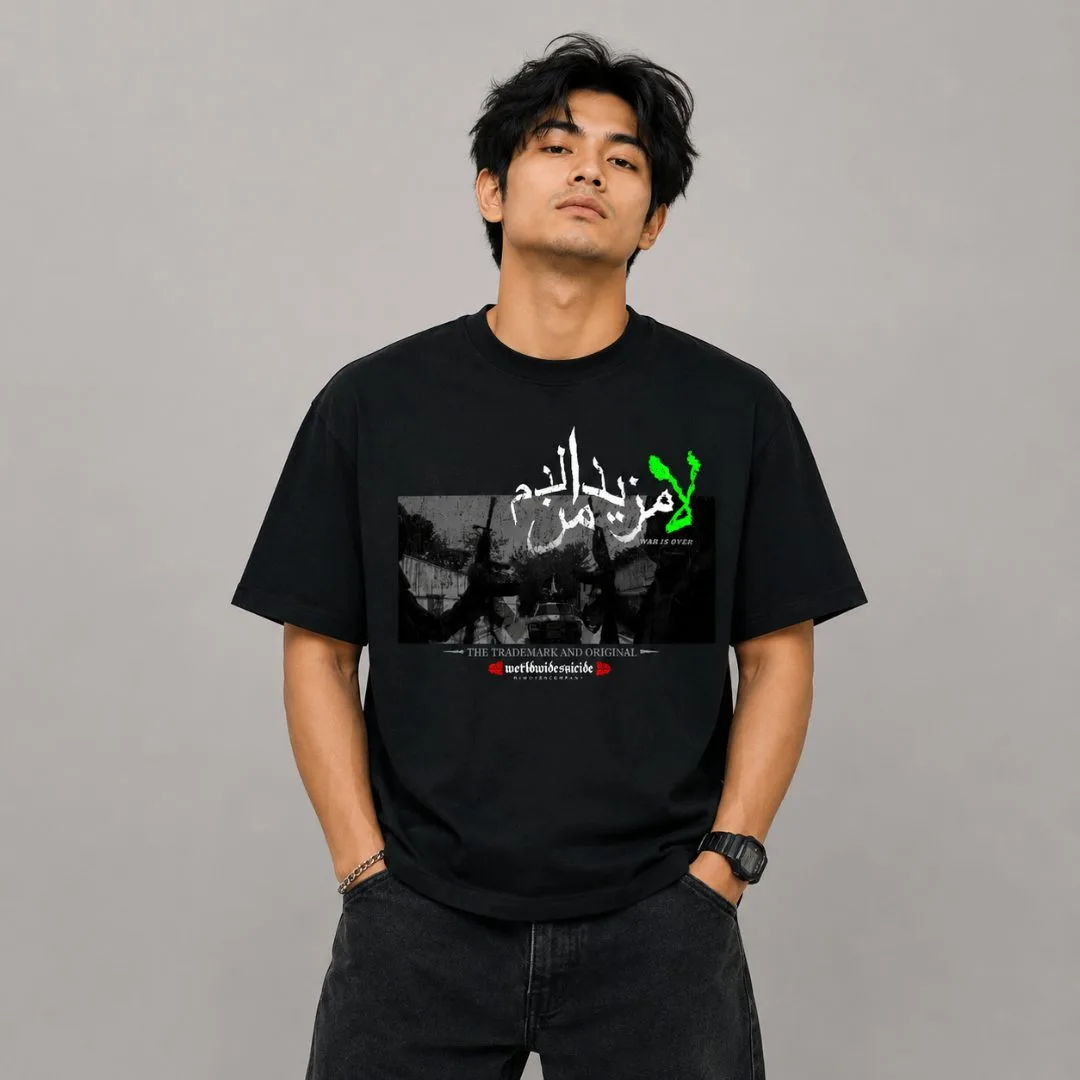 Kaos Distro Himover Trademark War Over Hitam #1