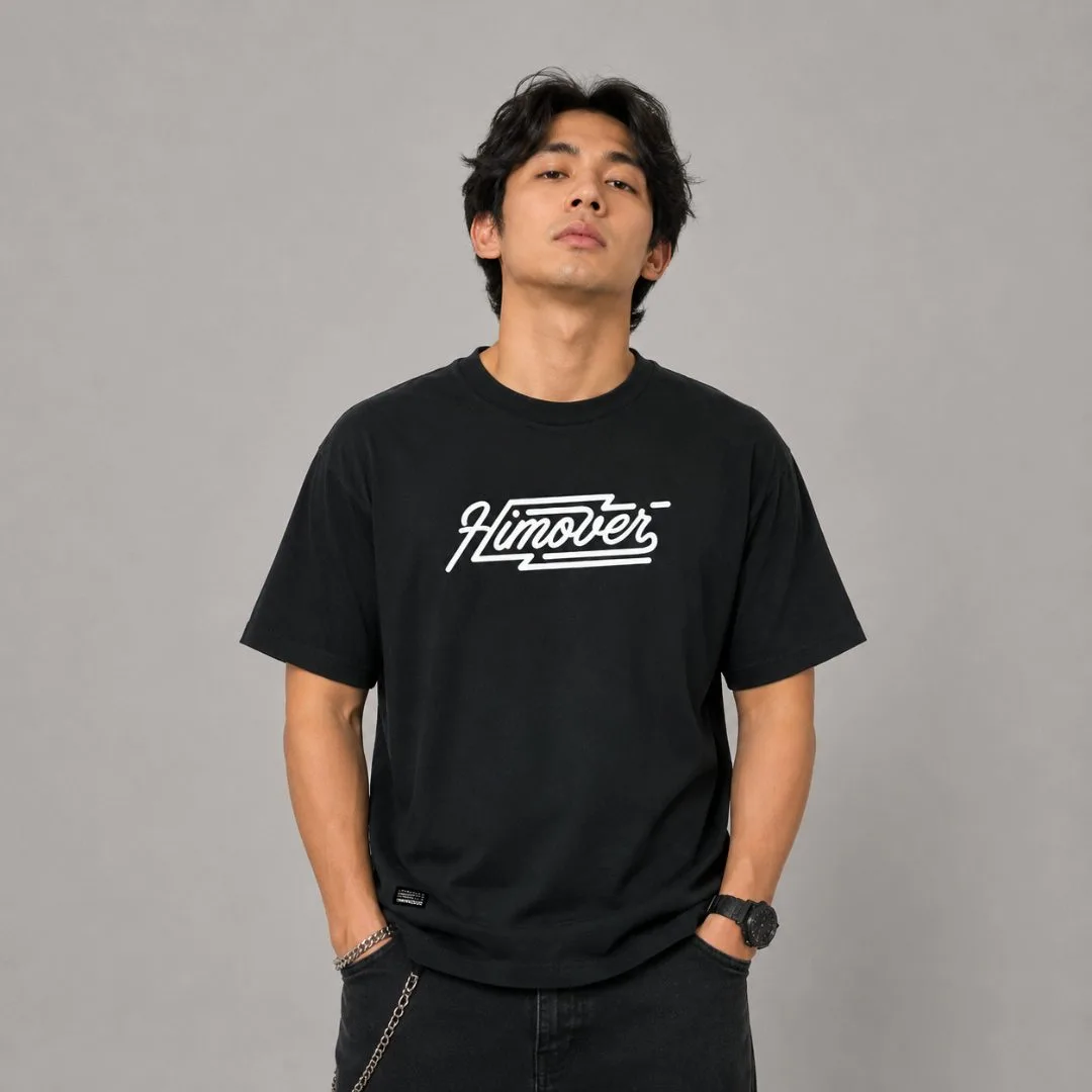 Kaos Distro Himover Electrocity Hitam #1