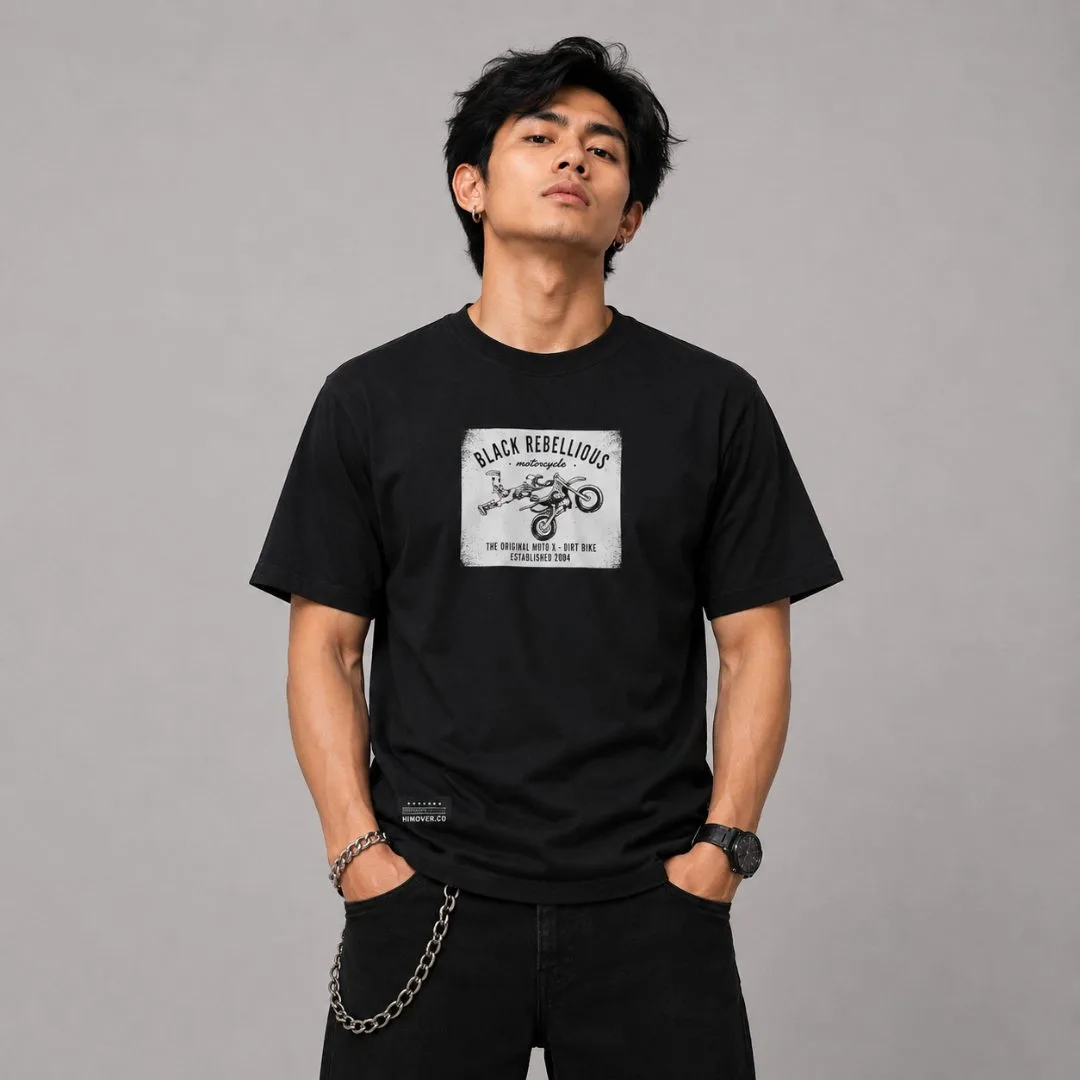 Kaos Distro Himover Highfly Series Hitam #1
