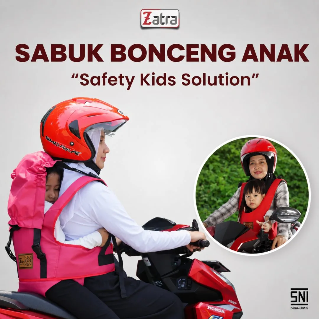 ZATRA Sabuk Bonceng Anak STC (Set Topi dan Celana) #3