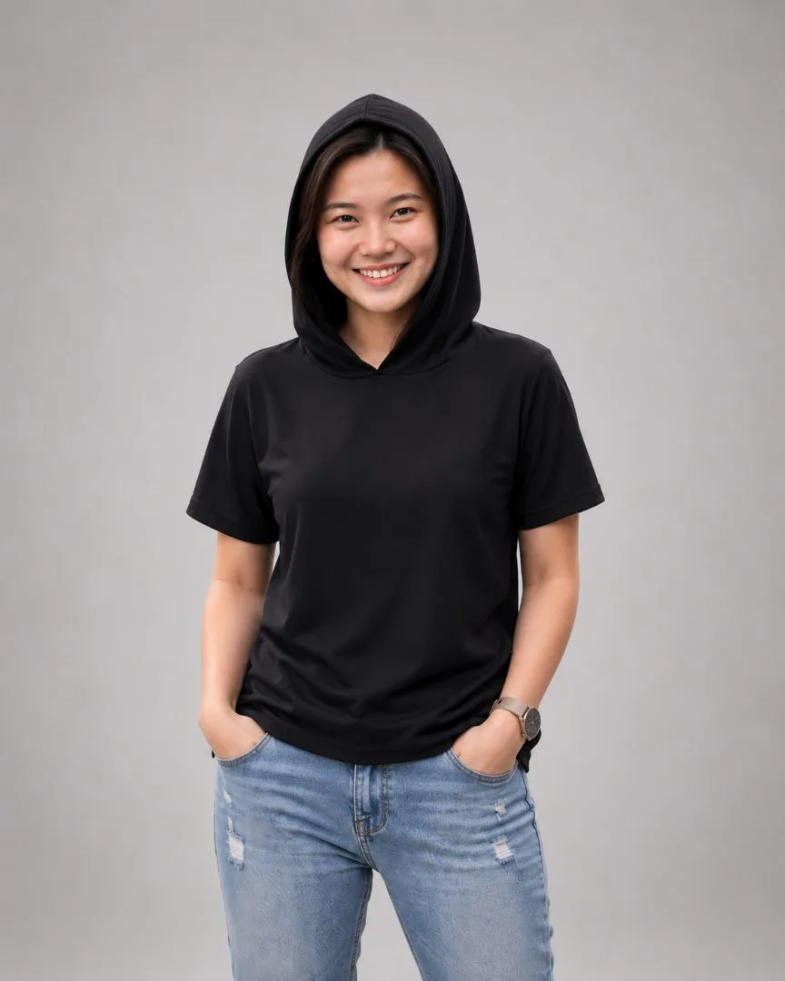 My Oblong Short-Sleeve Hooded T-Shirt
