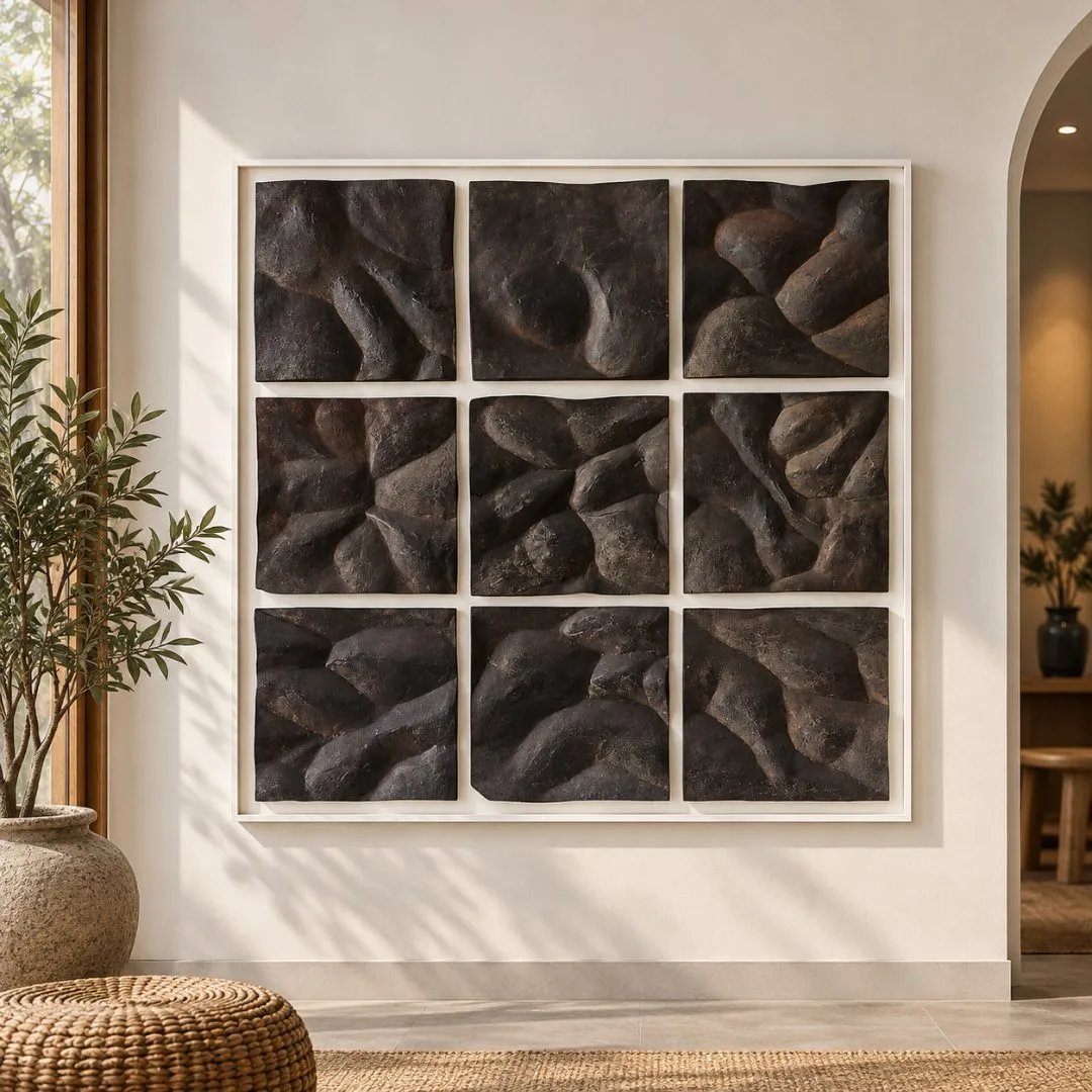 Wooden Black Panel Wall Art WLRT – 181